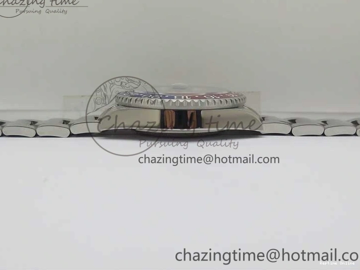 0407 Stylish GMT-Master II 126710 BLRO 904L BP Maker 1:1 Best Edition Black Dial On 904L Oyster Bracelet A3285 (Correct Hand Stack) 2521